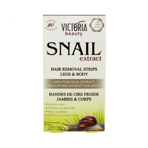 SNAIL BODY-500x500 Victoria Beauty Αποτριχωτικές Ταινίες Σώματος 20τεμ