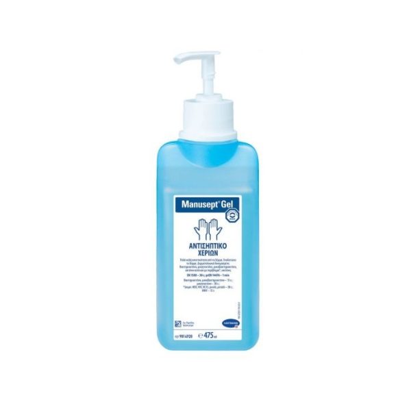 Αντισηπτικό χεριών Manusept Gel 475 ml με αντλία