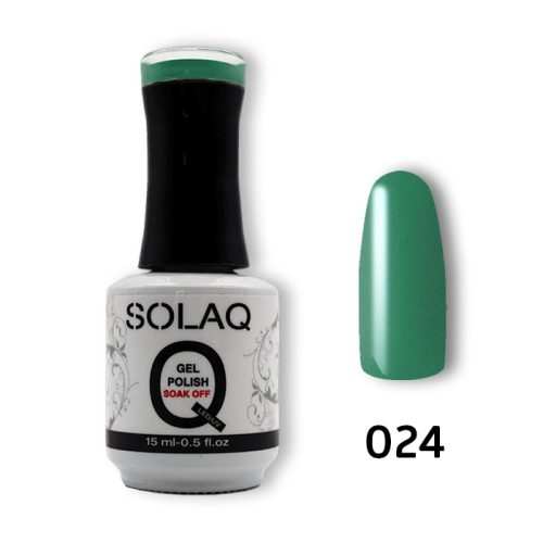 024-SOLAQ-NAIL-POLIS Ημιμόνιμο Βερνίκι 15ml - Elf Green (024)
