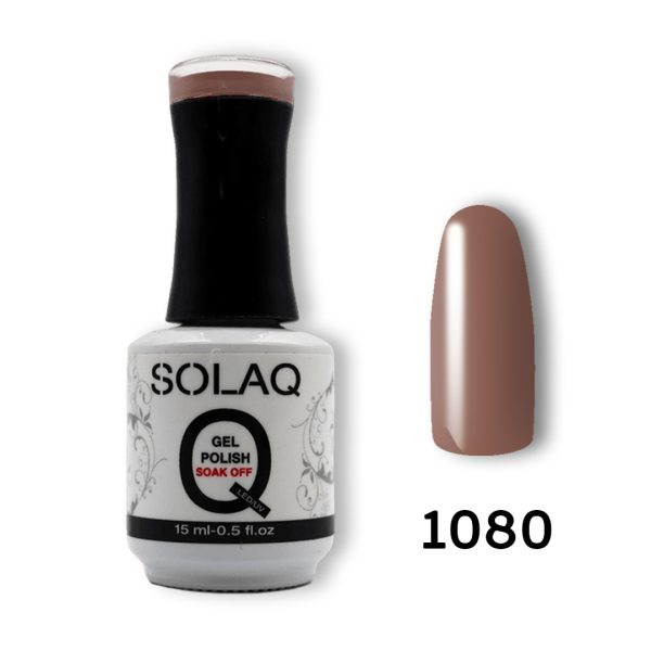 1080-SOLAQ-NAIL-POLISH Ημιμόνιμο Βερνίκι 15ml - Chestnut (1080)