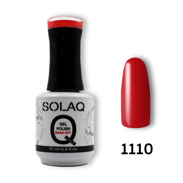 1110-SOLAQ-NAIL-POLISH Ημιμόνιμο Βερνίκι 15ml - Venetian Red (1110)