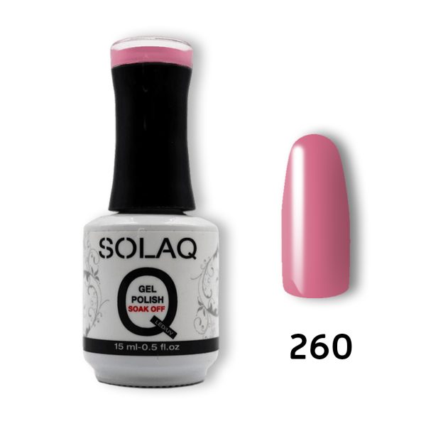 260-SOLAQ-NAIL-POLISH Ημιμόνιμο Βερνίκι 15ml - Pale Violet (260)