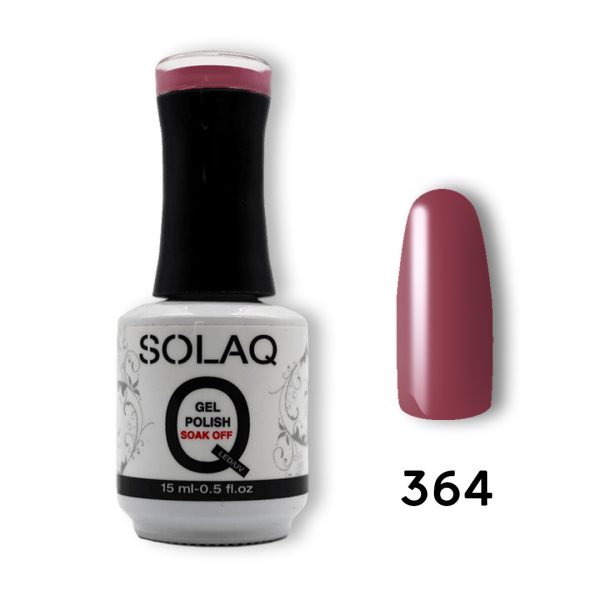 364-SOLAQ-NAIL-POLISH Ημιμόνιμο Βερνίκι 15ml - Wine Rouge (364)