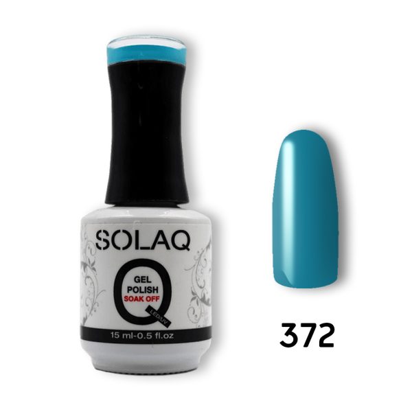 372-SOLAQ-NAIL-POLISH Ημιμόνιμο Βερνίκι 15ml - Blue Lagoon (372)