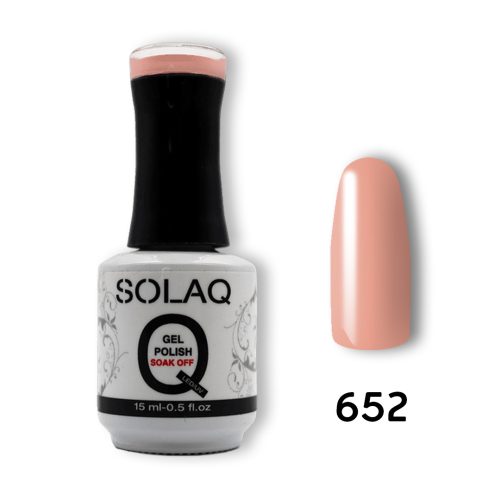 652-SOLAQ-NAIL-POLISH Ημιμόνιμο Βερνίκι 15ml - Burning Sand (652)