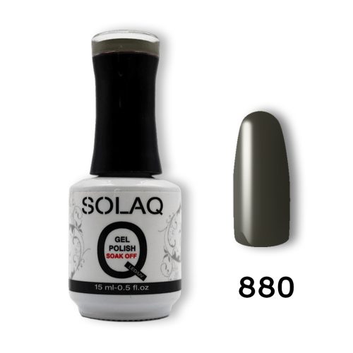 880-SOLAQ-NAIL-POLISH Ημιμόνιμο Βερνίκι 15ml - Acadia Green (880)