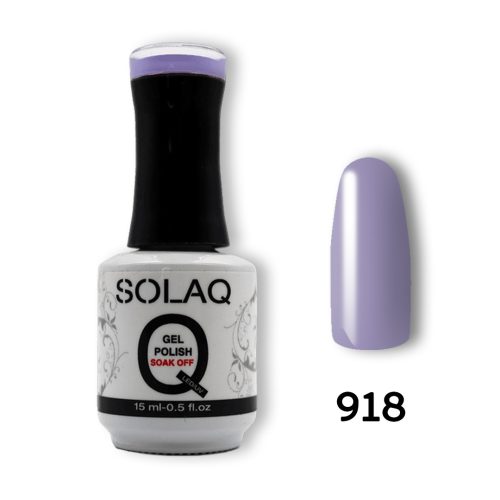 918-SOLAQ-NAIL-POLISH Ημιμόνιμο Βερνίκι 15ml - Cold Purple (918)