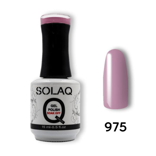 975-SOLAQ-NAIL-POLISH Ημιμόνιμο Βερνίκι 15ml - Classic Pink (975)