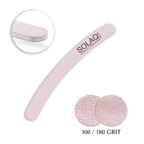 LIMA-SOLAQ-BANANA Επαγγελματική λίμα 100 / 180 Μπανάνα