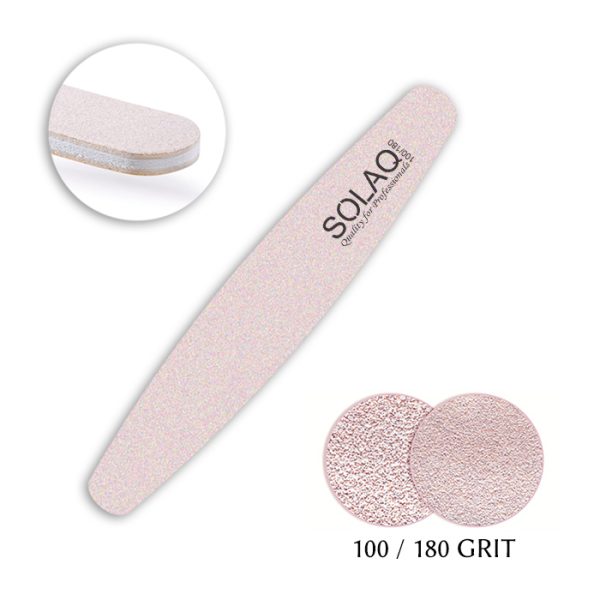LIMA-SOLAQ-OVAL Επαγγελματική λίμα 100 / 180 Οβάλ