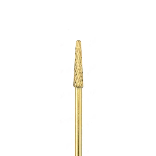 NEW-KONOS-GOLD-3mm Φρέζα Καρβιδίου Κωνική Gold 3mm
